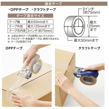 梱包用テープカッターグ リップカット PLUS(プラス)[文具]