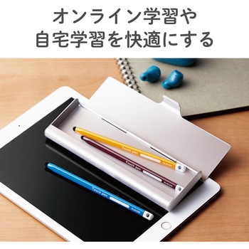 タッチペン スタイラスペン 超感度 鉛筆型 三角 細軸 エレコム
