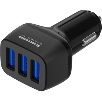 USBカーチャージャー 7.2A 3ポート 多摩電子