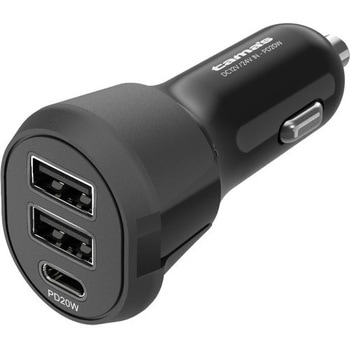 PD20W カーチャージャー C+A×2 多摩電子