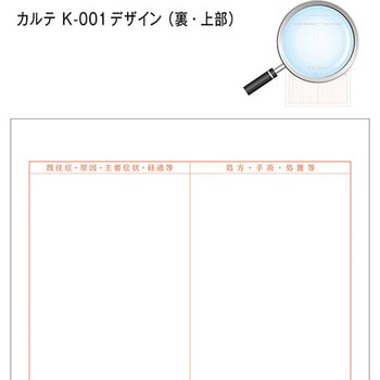 カルテ用紙 1号(診療録) 社保 金鵄製作所