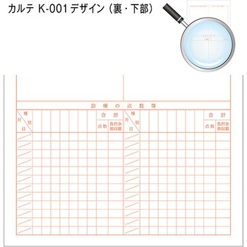 カルテ用紙 1号(診療録) 社保 金鵄製作所