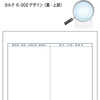 カルテ用紙 1号(診療録) 国保 金鵄製作所