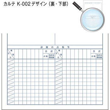 カルテ用紙 1号(診療録) 国保 金鵄製作所