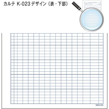 カルテ用紙 3号 社保・国保 兼用タイプ 会計紙 金鵄製作所