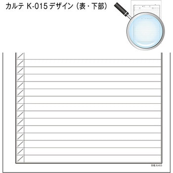 カルテ用紙 1号 自費用 金鵄製作所