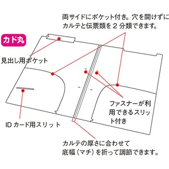 カルテフォルダー (ダブル) 金鵄製作所