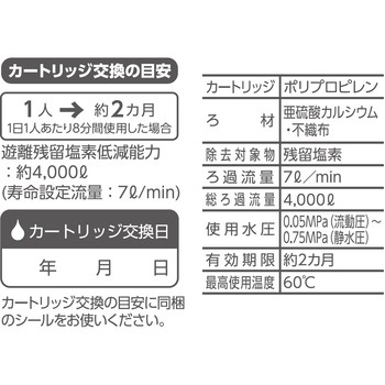 浄水カートリッジ SANEI(旧:三栄水栓製作所)