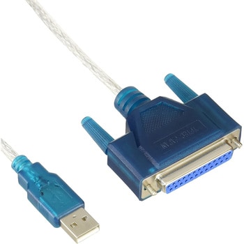USB-PL25 変換ケーブル USB-パラレル(D-sub25ピン) 1個 変換名人