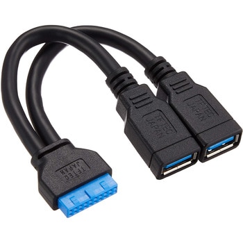 MB-USB3/CA M/B アクセサリー USB3.0 ピンヘッダケーブル 1個 変換名人