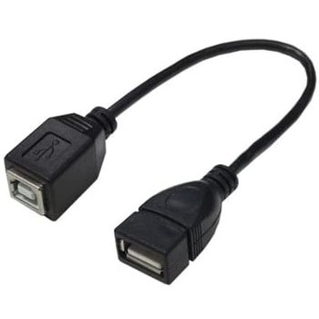 ケーブル USBケーブル20cm A(メス) to B(メス) 変換名人