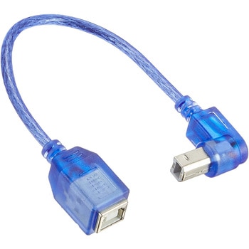 ケーブル USB BtypeL型ケーブル延長20cm(下L) 変換名人 USBケーブル 【通販モノタロウ】 USBB-CA20DL