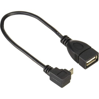 ケーブル USBmicro HOST L型ケーブル20cm(下L) 変換名人
