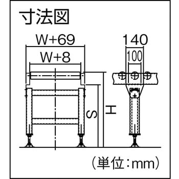 スチール製コンベヤ用スタンド”IB型” セントラルコンベヤー