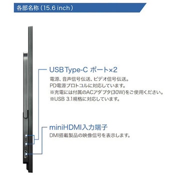 ワイヤレスでつながる15.6インチ無線モバイル液晶モニター/バッテリー内蔵 uniq(ユニーク)