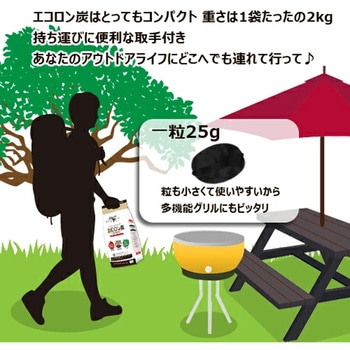 エコロン炭(タン)2kg ECOLONGTAN 平城商事