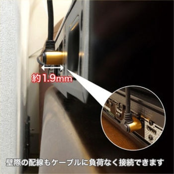HDMI延長ケーブル L型 ホーリック