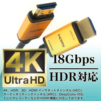 光ファイバー HDMIケーブル スタンダードタイプ ゴールド ホーリック