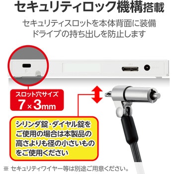 外付けDVDドライブ USB 3.2 Gen1 ケーブル2本(Type-C+Type-A) 再生/編集/書込ソフト バスパワー 軽量 ロジテック