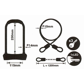 Yale  バイクロック Yale