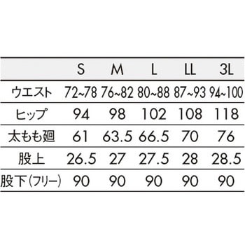 メンズノータックパンツ 両脇ゴム 住商モンブラン
