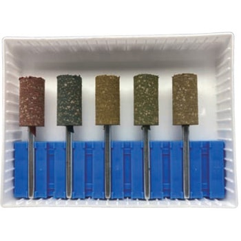 軸付ラビン砥石セット 5本セット リューター(日本精密機械工作)