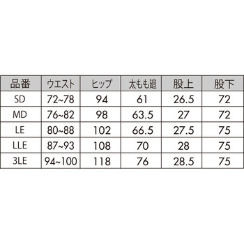 メンズノータックパンツ 両脇ゴム (裾上げ済み) 住商モンブラン