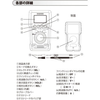 デジタルマルチメーター エンジニア
