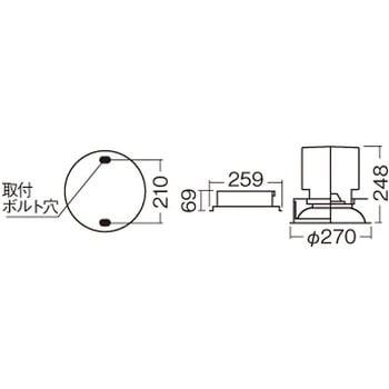 天井埋込型 LED ダウンライト 埋込穴Φ250 光源遮光角15度 2000形 本体のみ パナソニック(Panasonic) 【通販モノタロウ】