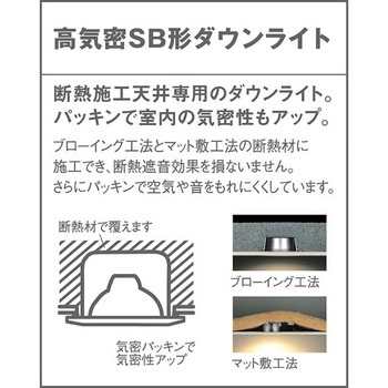 天井埋込型 LED ダウンライト 美ルック 浅型7H 高気密SB形 Panasonic(パナソニック)