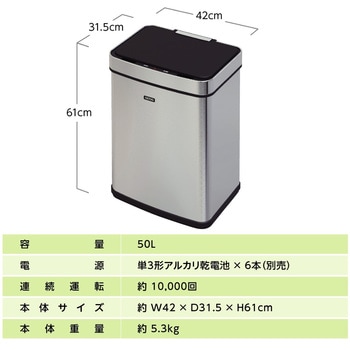 センサー全自動開閉 ゴミ箱 缶型 見当たら 自動開閉式ゴミ箱 蓋付き 