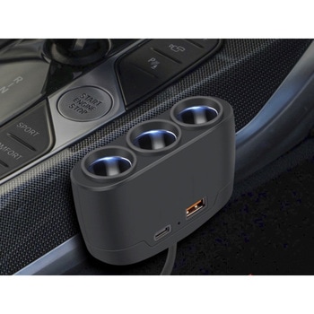 増設・3連ソケット&USB/3.1A(DC12/DC24V) BRIDGE