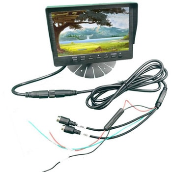 AHD・IPS7インチバイザー付オンダッシュモニター&AHDバックカメラセット12V車用 BRIDGE