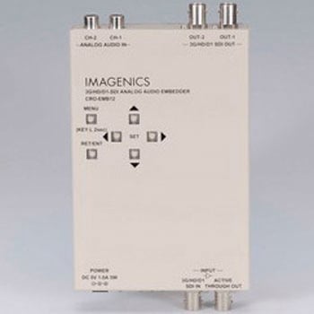 3G/HD/SD-SDIアナログオーディオエンベダー イメージニクス