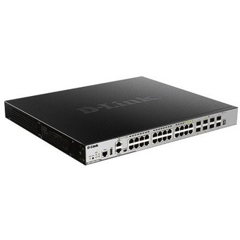 DGS-3630-28PCSI/A2 ギガビット L3 スタッカブルスイッチ PoE+ 1台 D