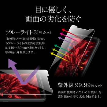 arrows Be4 Plus F-41B 超強化ガラス ブルーライトカット Granest