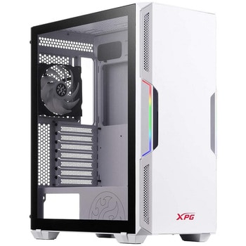 Starker Whcww Argb フロントパネル ファン2基搭載 ミドルタワーpcケース Xpg Starker Xpg 対応マザーボード Mini Itx Micro Atx Atx ホワイト Starker Whcww 通販モノタロウ