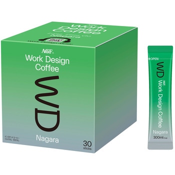 49597 AGF ワークデザインコーヒー インスタントコーヒー ながら30本 1