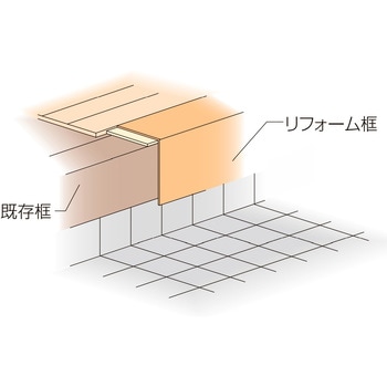 リフォーム框(ラシッサSフロア用) トステム(LIXIL)