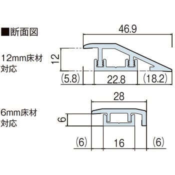 フォーム段差解消部材 ラシッサSフロア用 LIXIL(トステム) 床・階段関連部材 【通販モノタロウ】