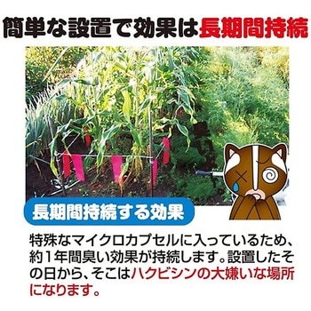 ハクビシン 忌避剤 シートタイプ 屋外用 5m用 5個入 タマハシ