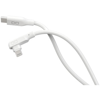 CIO L字型シリコンケーブル CtoL 1m ホワイト - CIO