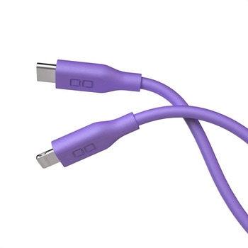 CIO シリコンケーブル CtoL 0.15m パープル CIO