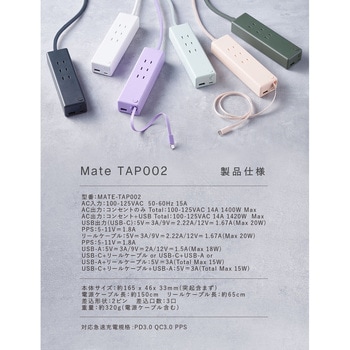 Mate TAP 002 ライトブラック CIO