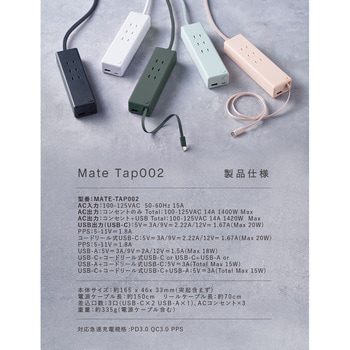 Mate TAP 002 エアリーパープル CIO