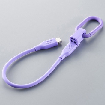 カラビナ付きケーブルホルダー CtoL エアリーパープル - CIO