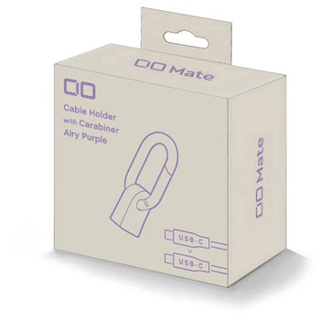 カラビナ付きケーブルホルダー CtoC エアリーパープル CIO