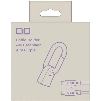 カラビナ付きケーブルホルダー CtoC エアリーパープル CIO