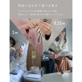 シリコンケーブル CtoL 1m エアリーパープル CIO