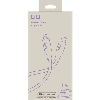 シリコンケーブル CtoL 1m エアリーパープル CIO